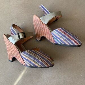 John Fluevog Raquel Pindowns Size 8